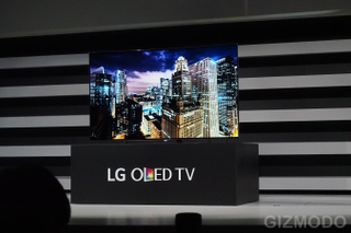 Illustration for article titled LG's Got Seven Beautiful New 4K OLED TVs Including a 77-Inch Flexible TV